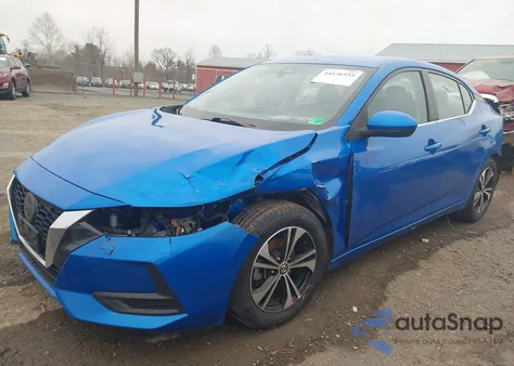 2021 Nissan Sentra Sv Xtronic Cvt z USA, uszkodzony, nr VIN 3N1AB8CV0MY255475